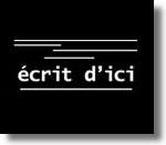 Écrit d'ici Écrit d'ici